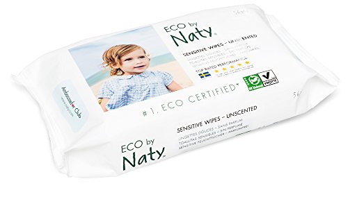 Naty by Nature Babycare Öko Feuchttücher Unparfümiert, 12er Pack (12 x 56 Stück) - 4
