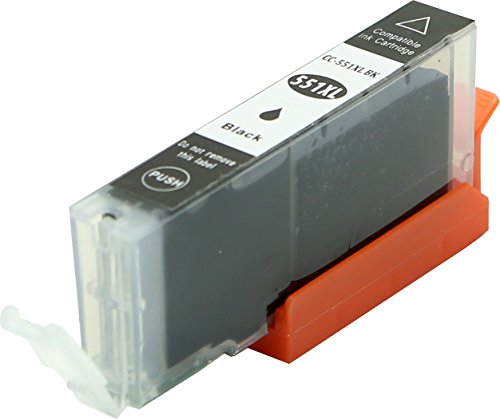 10 Druckerpatronen CC Serie für Canon PGI550XL CLI551XL MIT CHIP und Füllstandanzeige für Canon Pixma iP7200, iP7250, MG5400, MG5500, MG5550, MG5600, MG5650, MG5655 kompatibel zu PGI550BK, CLI551BK, CLI551C, CLI551M, CLI551Y - 4