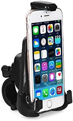 MCHSHOP Universal Bike Bicycle cellphone Mount Holder Cradle 360 Degree Rotatable for Most Cell Phones - iPhone 6 5 5S 5C 4 4S iPod Touch Galaxy S7 S6 S5 S4 Note LG G4 HTC One Nokia Lumia Google Nexus Sony Xperia GPS