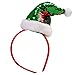 Produktbild HEALIFTY Weihnachtsfeier Zubehör Weihnachten Hut Stirnband Pailletten Glitter Kopfschmuck Haarband Kostüm Zubehör Party Dekoration