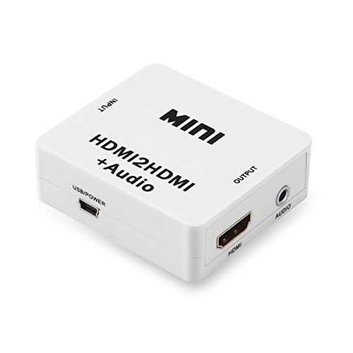 Mondpalast ® HDMI Audio Extractor – HDMI zu 2.0 Stereo – 3,5mm Klinke - 3