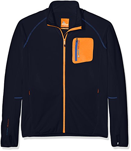 Peak Mountain Ceman Felpa con Zip Uomo, Uomo, Ceman, Marine, L