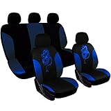 Modell: 11 teillig Sitzbezüge für Auto, aus pflegeleichtem, strapazierfähigem Polyster, mit Drache Stickerei Design