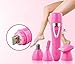 Produktbild QAZSE Epilierer/Schmerzlose Gesichtshaarentfernung/Nasen- Und Augenbrauen-Bikini-Trimmer/Elektrorasierer Mit Wiederaufladbarem USB-Kabel Und 4 Funktionen Rasierer,Pink
