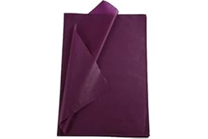 Creavvee Decoupage Lot de 25 feuilles de papier de soie Violet 50 x 70 cm