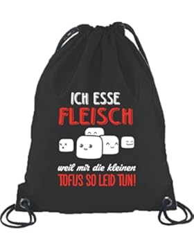 Lustiger Turnbeutel Rucksack Sport Beutel mit Kleine Tofus Motiv