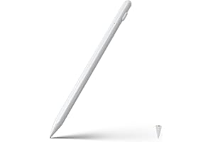 MoKo Stylus Pencil Lápiz para iPad con Adsorción Magnética Rechazo Palma, Compatible con iPad 10ª Gen, iPad Pro 11/12,9 2022, 2021 iPad Pro 12.9" 5ª Gen/11 3ª Gen, iPad 8ª Gen/Air 4ª, iPad 6/7,Blanco