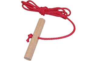 JOHANN HASLBERGER Looping-Lu Schlittenseil mit Holzgriff aus Buchenholz 1 Zugseil