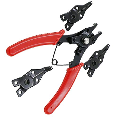 DIY Crafts Pack Of 4 in 1 Set, Design No# 8, 4 in 1 Snap Ring Pliers Plier Set Circ(Pack Of 4 in 1 Set, Design No# 8)