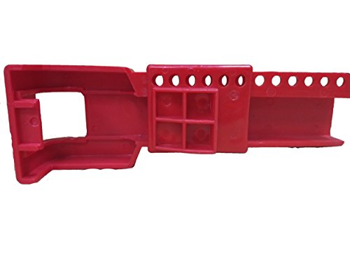Aktion Safety Butterfly Valve Lockout Device AK-BFL-16A, Red (Pack of 2)