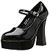 Produktbild Demonia DOLLY-50 Damen Mary Jane Halbschuhe, Schwarz (Blk Pat), EU 42 (UK 9) (US 12)