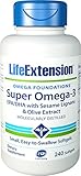 Life Extension, Super Omega-3, EPA/DHA with Sesame Lignans &amp; Olive Fruit Extract, 240 Softgels (Personal Care)