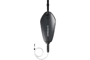 LifeStraw Peak Series - Système de filtre à eau par gravité compact 3l - pour les voyages, le camping, la randonnée et les voyages, Dark Mountain Gray (gris)