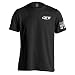 Produktbild Zero Tolerance Large Short Sleeve T-Shirt; Black Crew Neck Tee Made with 100% Cotton; White ZT Logo on Chest; White American Flag on Sleeve with "Go Bold" ZT Slogan; Pre-Shrunk; Unisex; Multi-Sized