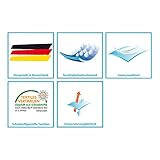 SETEX Antiallergen Schonbezug für Kissen, 40 x 60 cm, 100 % Baumwolle, Weiß, Allergo, 14AG040060751002 - 3