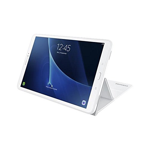 SAMSUNG Book Cover f  r Galaxy Tab A 10 1  2016  Schutzh  lle f  r Vorder- und R  ckseite mit Aufstellfunktion weiss