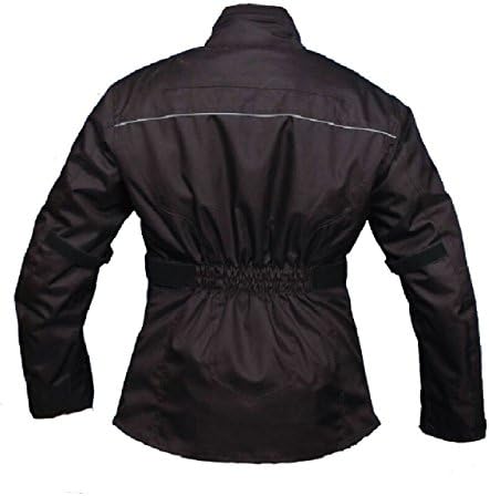 Freedays Mens Waterproof Motorbike Motorcycle Jacket in Cordura Fabric, CE Approved Armoured Breathable Protectiv Gear Jacket mens Black (5xl)