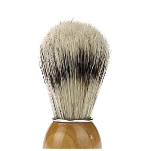 Badger Shaving Brush,Malloom Professional Barber Salon Shave Shaving Razor Brush Wood Handle Tool - Image 3