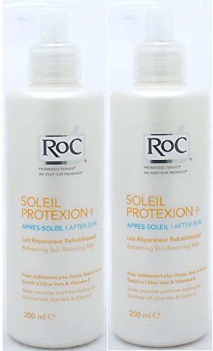 2 x RoC After Sun Skin Restoring Milk With Aloe Vera & Vit E 2x200ml