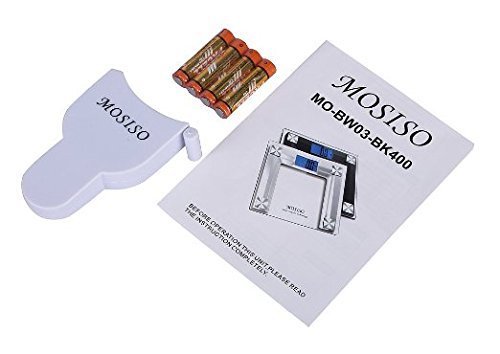 MOSISO Digitale Personenwaage für körperliche Untersuchung Farbe: Weiß - 5