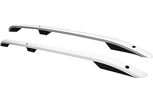 accessorypart Rails de Toit Barres Set Cross Barres Rail pour Renault Kangoo 1998-2008 (Empattement Court L1/H1) Gris