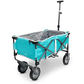 HBM Faltbarer Transportwagen – Bis 350 Kg Belastbar, Plattform 60x90 Cm, Mit Bremse, Klappbarer Griff