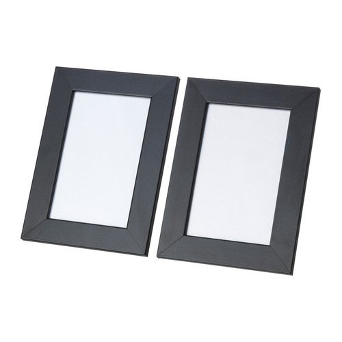 IKEA NYTTJA Rahmen in schwarz 2er Set (13x18cm)