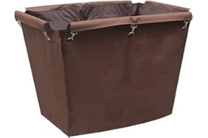 CIFFRA Canvas-Taschen for Wäschewagen, herausnehmbarer wasserdichter Liner-Beutel-Ersatz, 400 l Oxford-Stoff-Aufbewahrungstaschen for gewerbliche Wäschekorb-Servicewagen