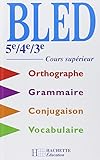 Cours d'orthographe, 5e, 4e, 3e,