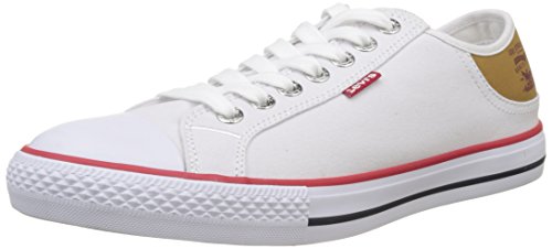 LEVIS FOOTWEAR AND ACCESSORIES Stan Buck, Bajos para Hombre, Blanco (Blanc), 45 EU
