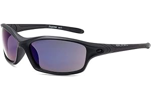 BLOC 28 Bloc Daytona XMB60 Sunglasses Karbon8 XR60 Red Mirror cat.3 Lenses, Black, One Size
