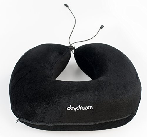 daydream: Design Reise-Nackenkissen (mit Memory Foam), schwarz - 9
