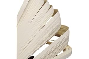 GIFTZ GALORE GIFTS & CRAFT SUPPLIES Pack of 110 x Antique White Quilling Paper 53cm Long x 5mm Wide
