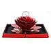 Produktbild Leobtain Aufbewahrungskiste Falten rotierende Rose Ring Box Schmuck Lager Fall Unique Rose Hochzeit Engagement Geburtstag Valentinstag Überraschung Geschenkbox