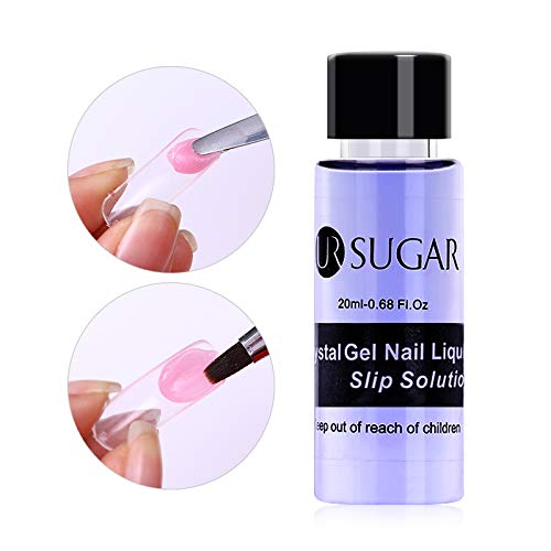 CoulorButtons 1 Botella 20ml UR SUGAR Gel Polivinílico UV Soak Off Nail Liquid Slip Solution Gel Creador Acrílico Extendido