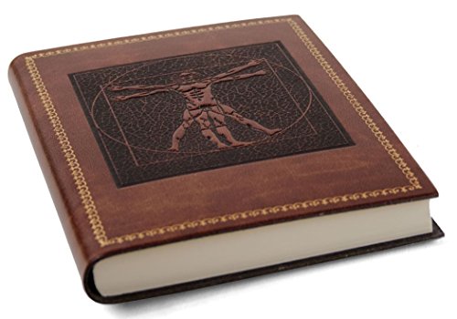 Storia Notizbuch handgefertigt Leonardo Haselnussbraun Small, blanko Seiten (17cm x 13cm x 2cm)