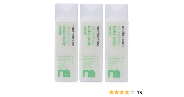 mothercare body wash