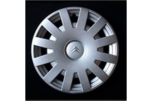 FARAD Set of 4 new wheel trims for Citroen C3 / C1 / C2 / C4 / C5 / C8 / Nemo/Berlingo/Xsara Picasso with original rims in 15 inches