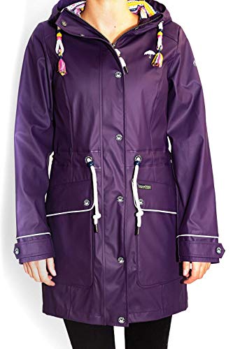 Preisvergleich Produktbild Schmuddelwedda, Damen Parka, Waterproof, Windproof, Farbe Aubergine, L