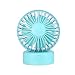 Produktbild Gorring fan Heißluftgebläse USB Lade Stumm Tragbaren Tragbaren Mini-Fan zur Unterstützung von Kundenspezifischen Logo, Himmelblau