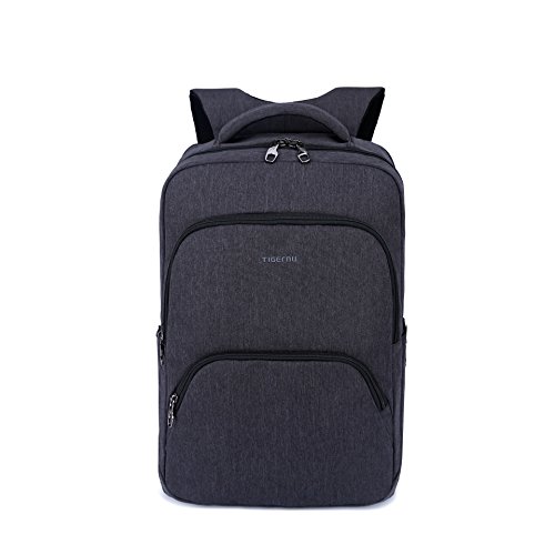 Tigernu Computer Rucksack mit F  chern f  r bis zu 17-Zoll-Laptops  Notebook Backpack  Schulrucksack  Outdoor  Slim Rucksack schwarz
