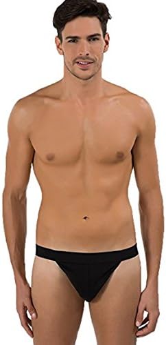 Black Mens Cotton Athletic Active Tanga Briefs Boxers * (S)