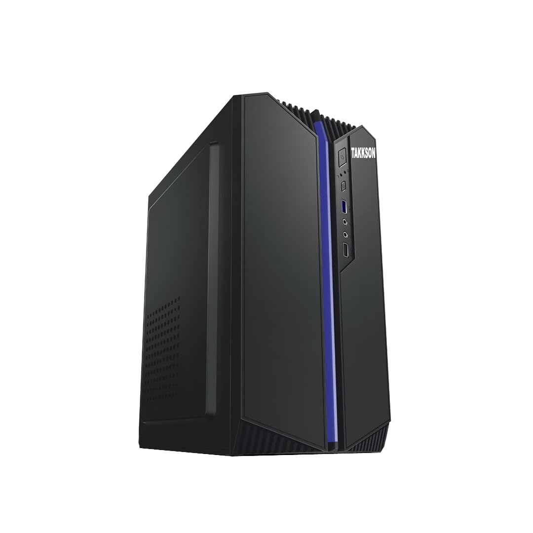 TAKKSON Desktop PC 4THi5161T (Core i5 4th Gen | 16 GB Ram | 1 TB SSD | HD Graphics | HDMI | VGA | WiFi | Win-10) Basic Software Installed. (Computer CPU)