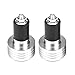 Produktbild Merssavo 2 Pcs 22mm Motorrad Anti Vibration Balance Lenkerendstopfen Grip Stecker (Silber)