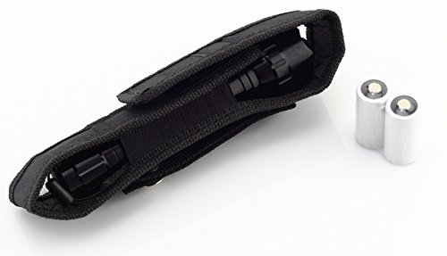 TGLOE (Tm) -WF-501B UV LED UV Taschenlampe Ultraviolett + Holster Schwarzlicht + 2* CR123 Batterie - 8