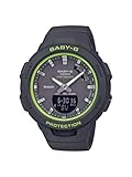 CASIO Damen Analog-Digital Quarz Uhr mit Harz Armband BSA-B100SC-1AER