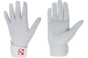 Barnett BBG-01 Baseball Batting rękawice - rękawica frappeur, biała