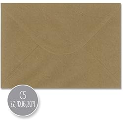 sobres KRAFT boda - varios tamaños - 110gr (22,9x16,2cm C5)