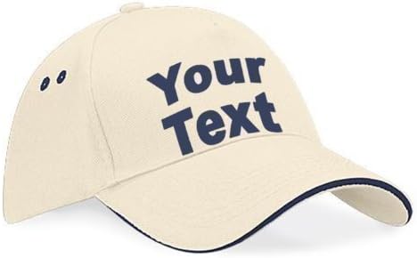 Personalised 2 Tone Baseball Fashion Cap by 123t Fashion Hat