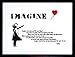 QUOTE BANKSY IMAGINE CITY GRAFFITI GIRL BALLOON FRAMED PRINT F97X2752